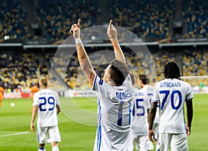 UEFA Europa League football match Dynamo Kyiv Ã¢â¬â Skenderbeu, Se